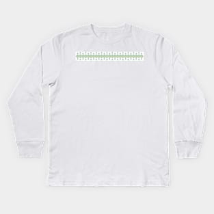 Romanian traditional motif Kids Long Sleeve T-Shirt